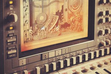 surreal musical arrangement on a DAW screen