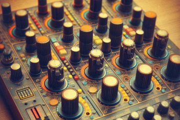 An EQ with many knobs