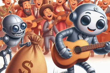 Robots making money by creating music
